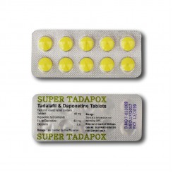 Super Tadapox 100mg 10顆裝 超級犀利士=犀利士(Tadalafil 40mg)+達泊西丁(Dapoxetine 60mg) 便宜 硬 持久