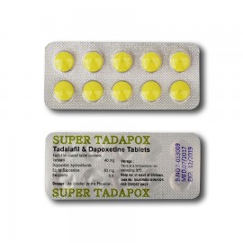 Super Tadapox 100mg 10顆裝 超級犀利士=犀利士(Tadalafil 40mg)+達泊西丁(Dapoxetine 60mg) 便宜 硬 持久