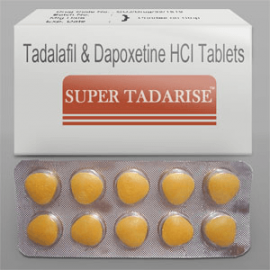 Super Tadarise 80mg 10顆裝 超級犀利士=犀利士(Tadalafil 20mg)+達泊西丁(Dapoxetine 60mg) 便宜 硬 持久