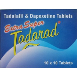 Extra Super Tadarad 120mg 10顆裝 超級犀利士=犀利士(Tadalafil 20mg)+達泊西丁(Dapoxetine 100mg) 便宜 硬 持久